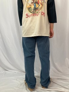 画像4: 90's Levi's SILVER TAB USA製 "LOOSE" カラーデニムパンツ W31 (4)