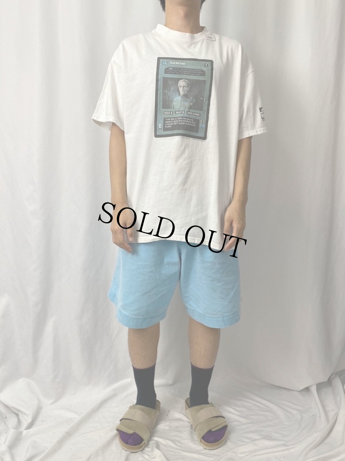 画像3: 90's STAR WARS "NEVER UNDERSTIMATE THE POWER OF THE FORCE" 映画プリントTシャツ XL (3)