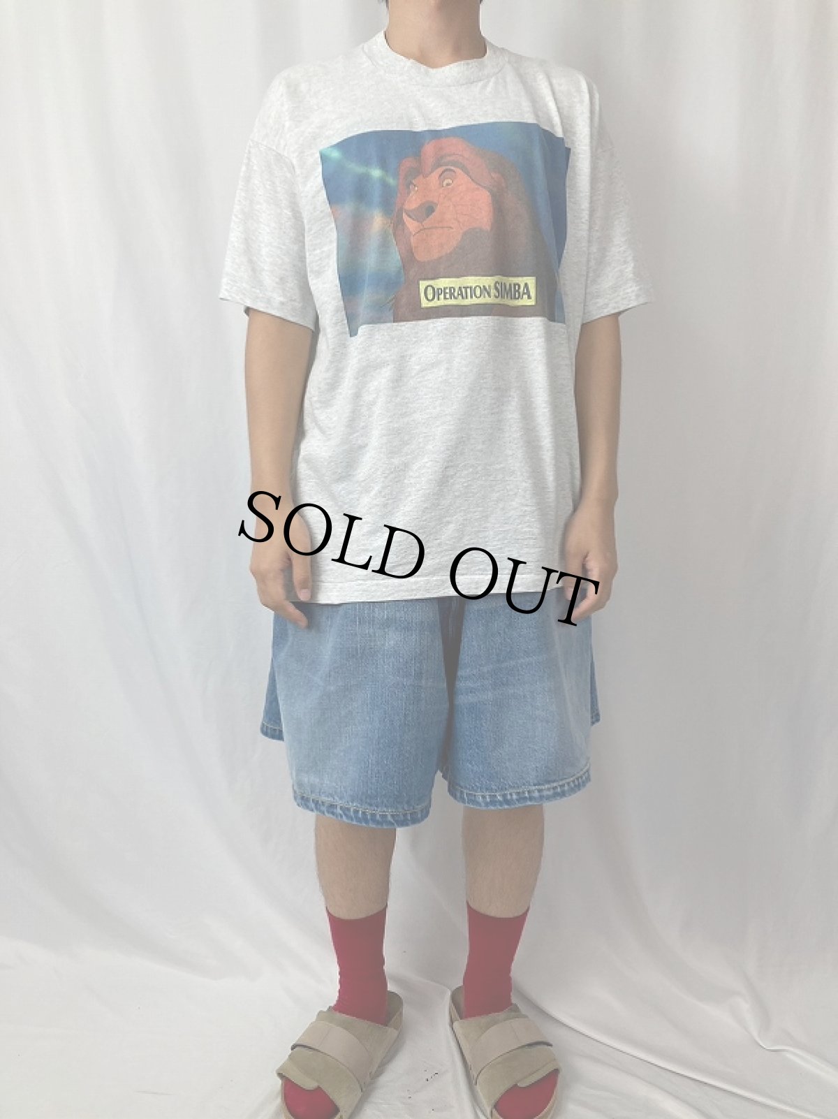 画像3: 90's USRobotics USA製 "OPERATION SIMBA" ネットワーク関連機器メーカープリントTシャツ XL (3)