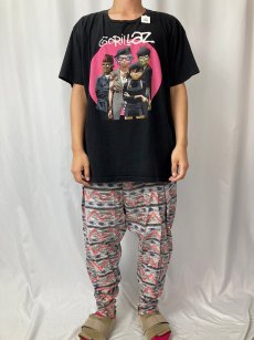画像2: 2000's GORILLAZ ロックバンドTシャツ BLACK (2)