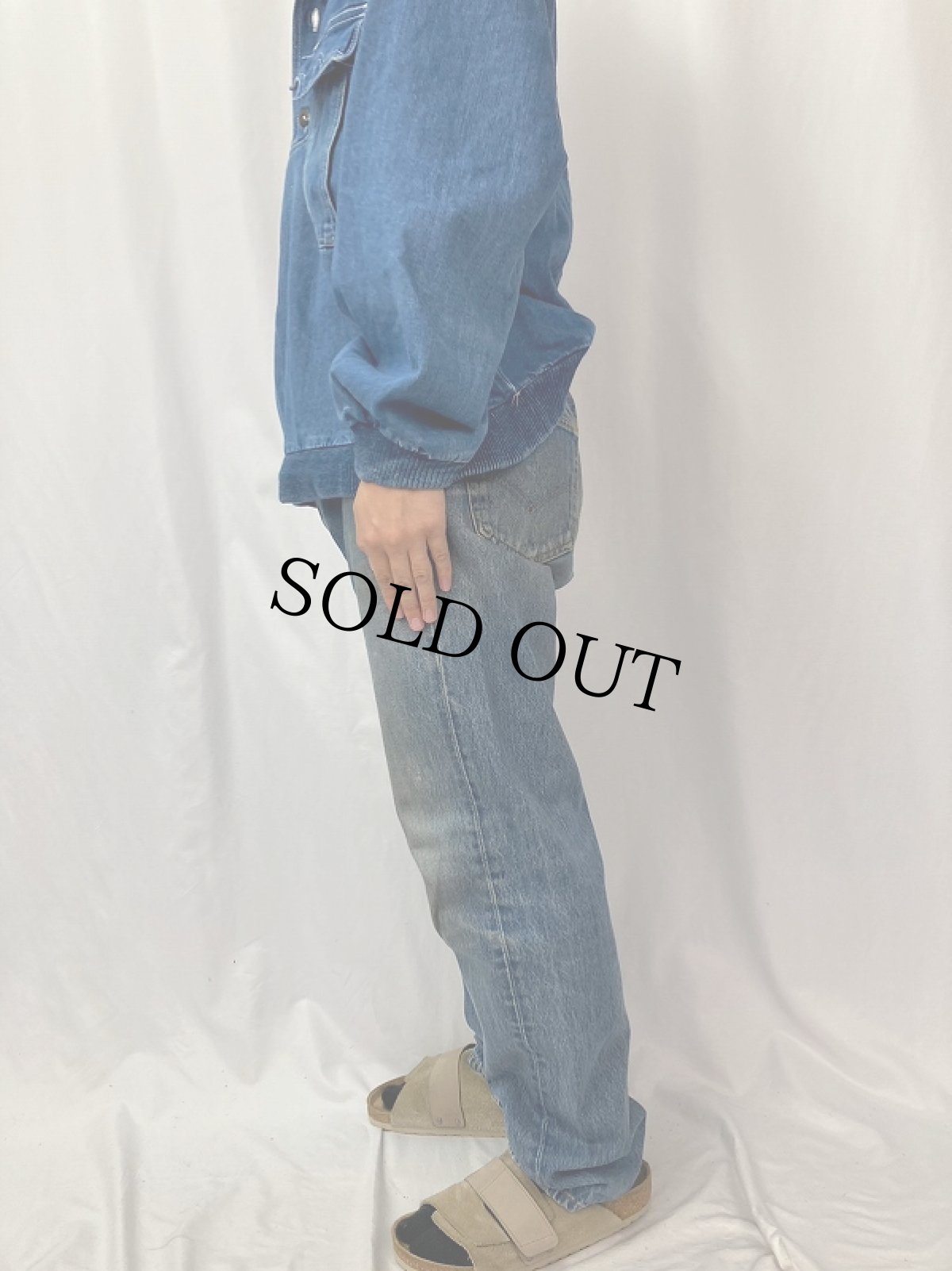 画像3: 90's Levi's 501 USA製 デニムパンツ W35 (3)