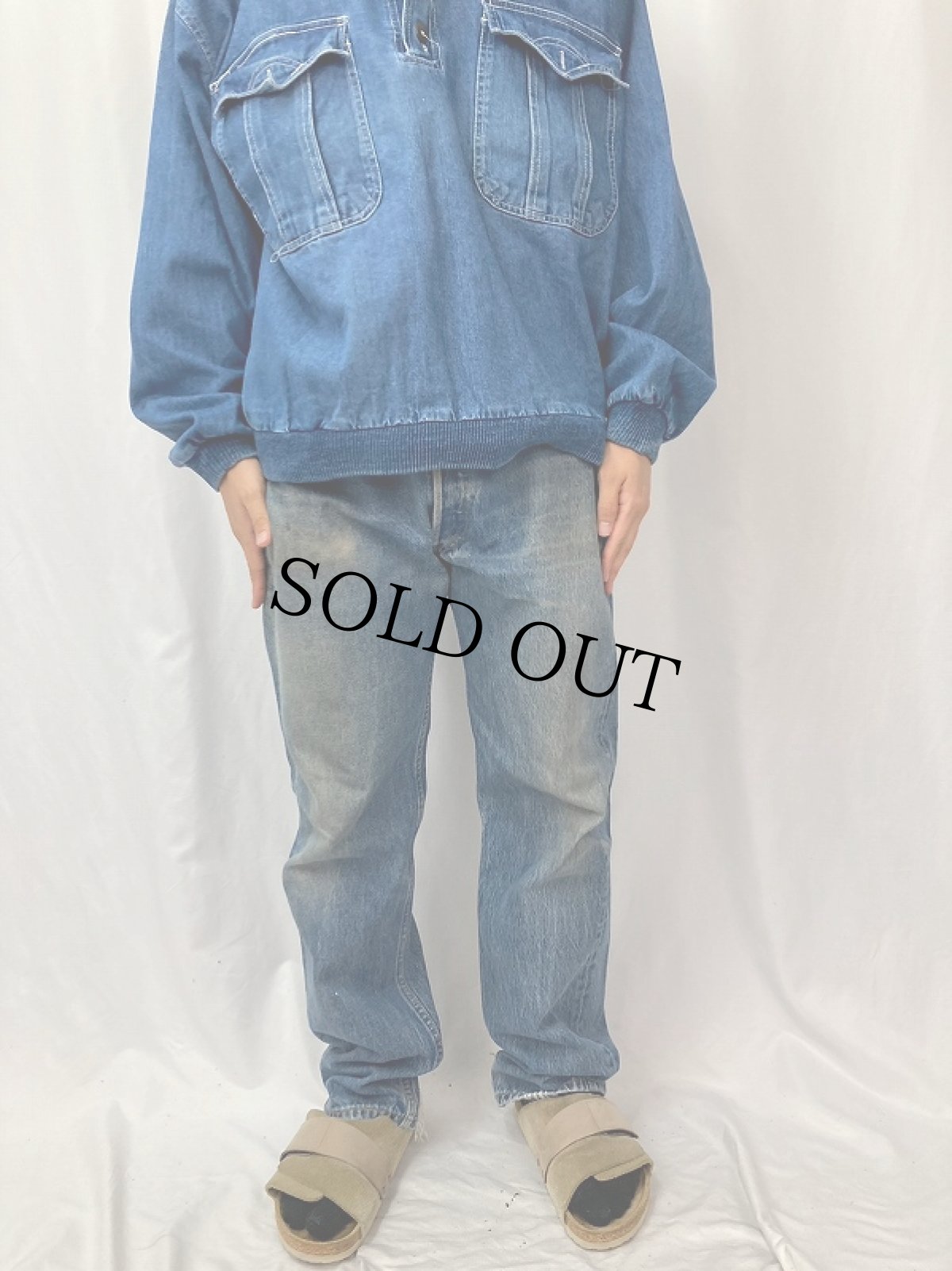 画像2: 90's Levi's 501 USA製 デニムパンツ W35 (2)