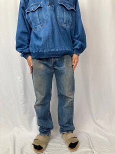 画像2: 90's Levi's 501 USA製 デニムパンツ W35 (2)