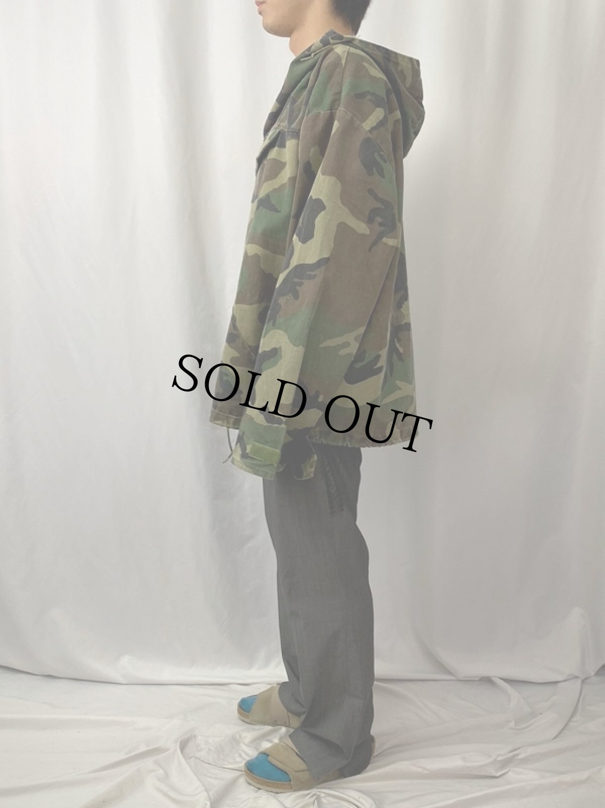 画像3: ウッドランドカモ アノラックパーカー (3)