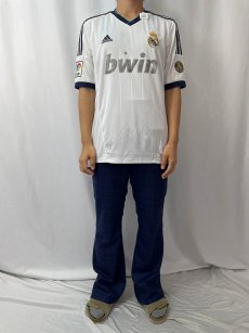 画像2: 2012-2013 Real Madrid サッカーユニフォームシャツ M (2)