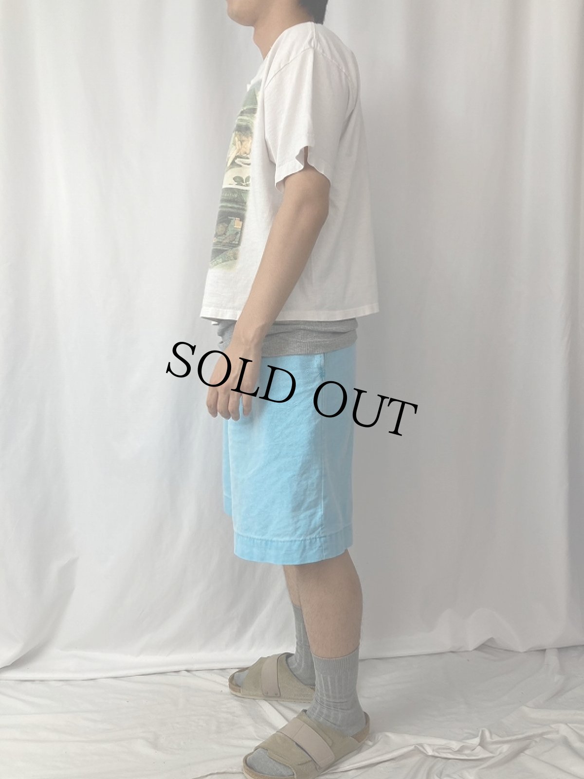 画像3: Jerry Leigh USA製 “Norman Rockwell / Going and Coming × Garfield” アートプリントTシャツ L (3)