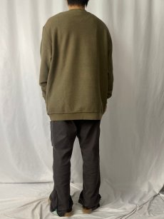 画像4: LANDS'END 前V 無地パイルスウェット XL (4)