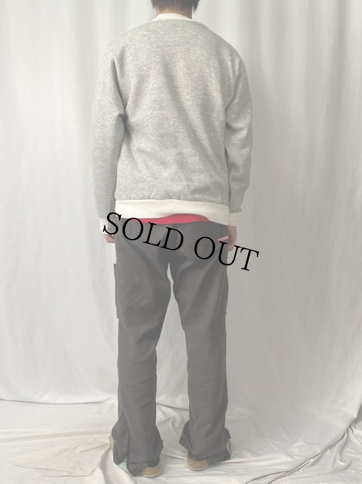 画像4: 90's〜 "MOBILE SCUD LAUNCHER" シュールイラストプリントスウェット (4)