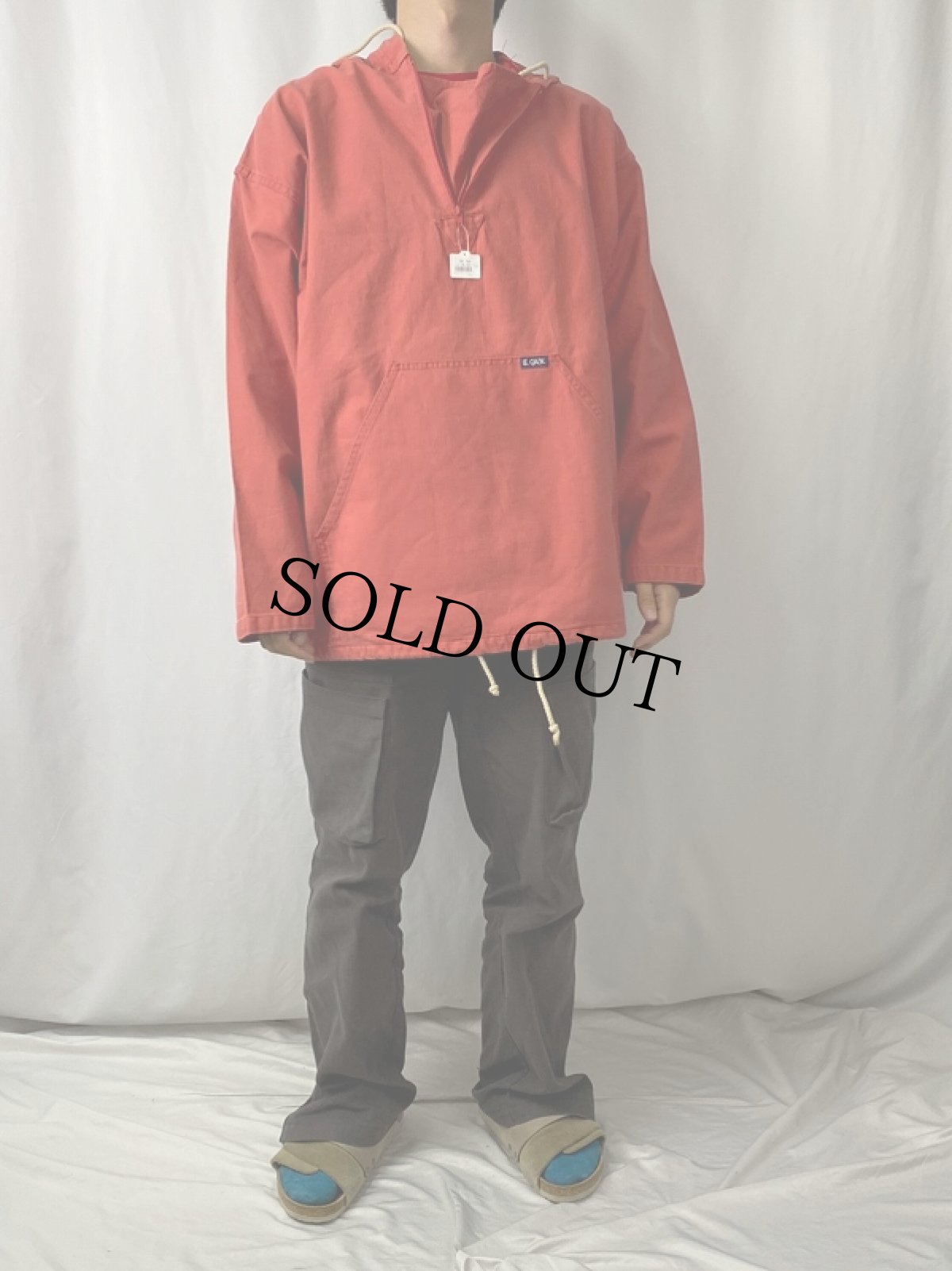 画像2: 90's〜 LE GLAZIK FRANCE製 ハーフジップコットンパーカー 52 (2)