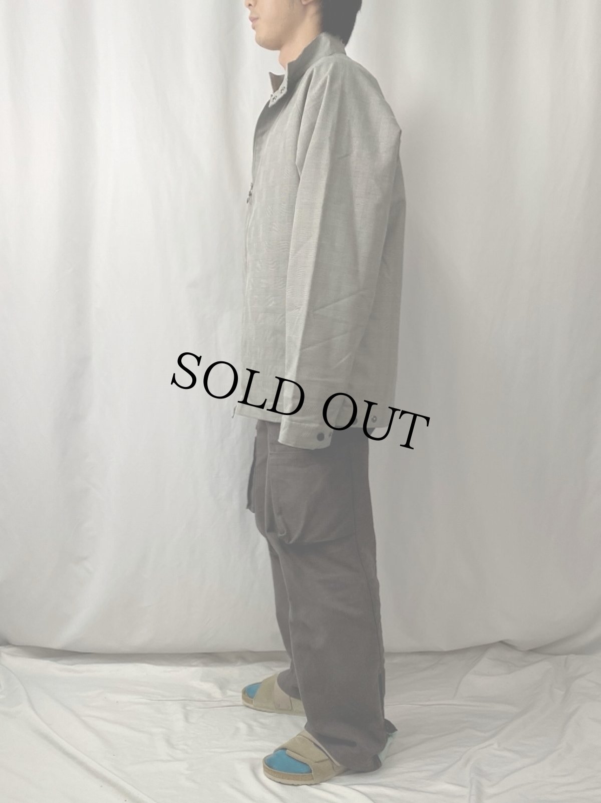 画像3: Barbour "BRIGARD CASUAL" ポリエステル グレンチェック柄ジャケット L (3)