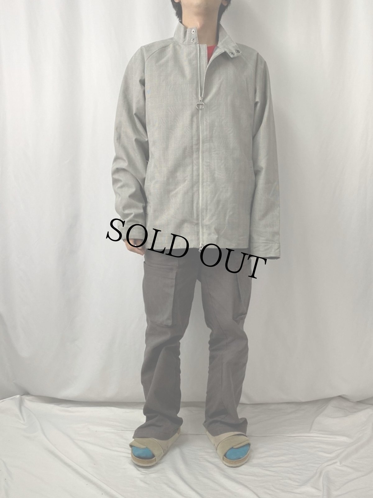 画像2: Barbour "BRIGARD CASUAL" ポリエステル グレンチェック柄ジャケット L (2)