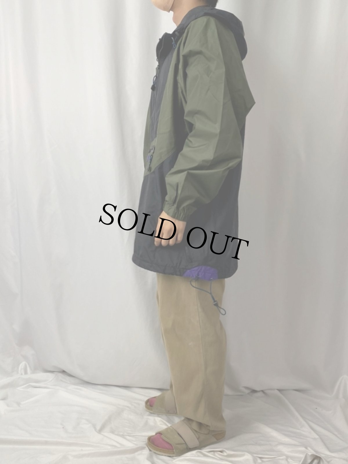 画像3: JANSPORT ナイロンアノラックパーカー XL (3)