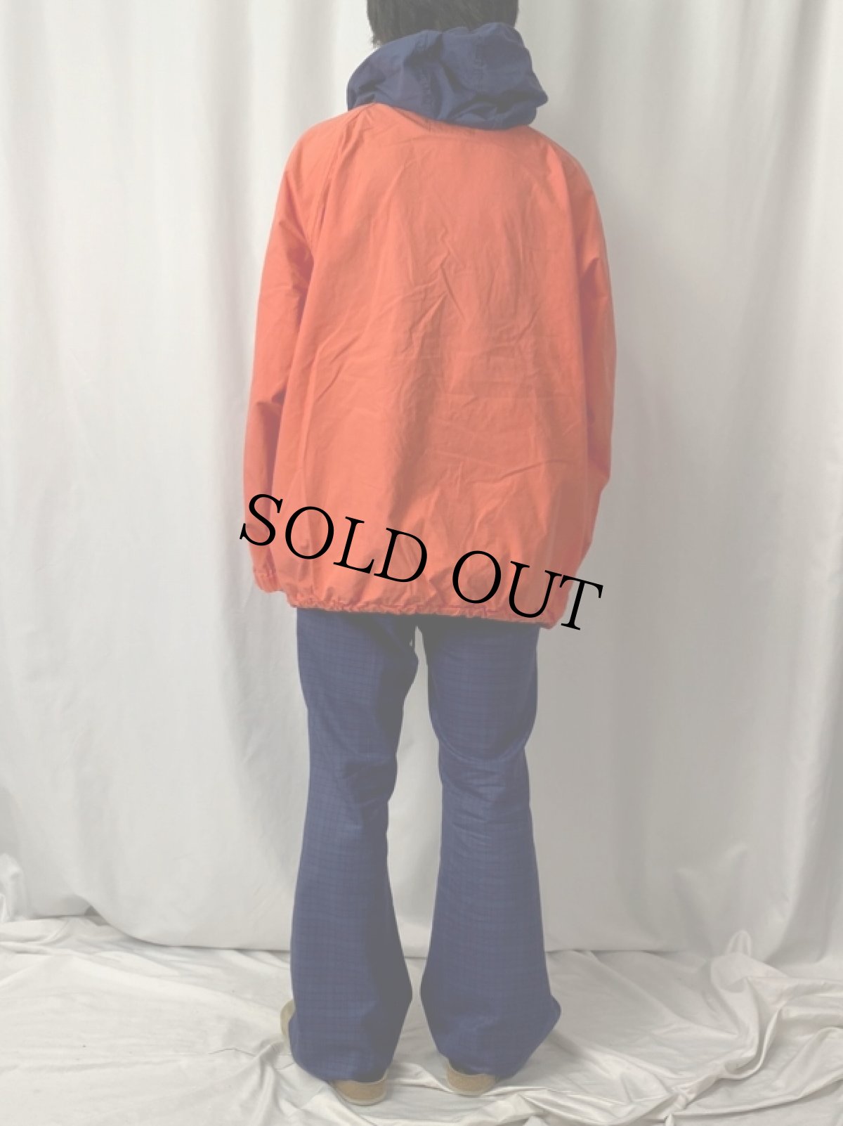 画像4: BRANDON THOMAS SPORT コットンアノラックパーカー L (4)