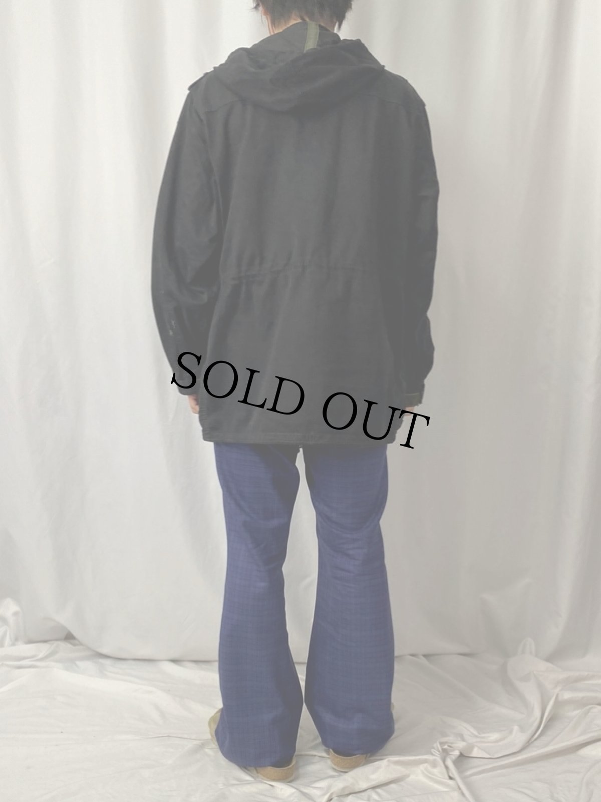 画像4: GERMAN ARMY 後染め フィールドパーカー BLACK (4)