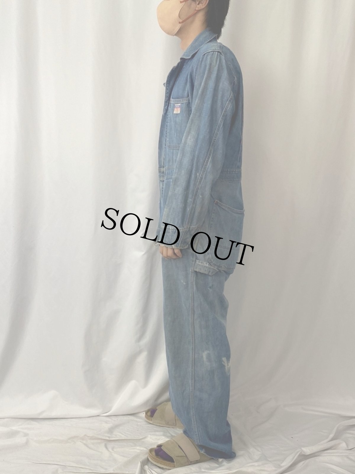 画像3: 50's JCPenney “BIGMAC” Denim Overalls (3)