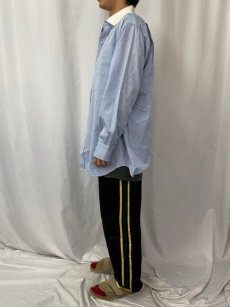 画像3: 90's GITMAN BROS USA製 バイカラーコットンシャツ 17-34 (3)