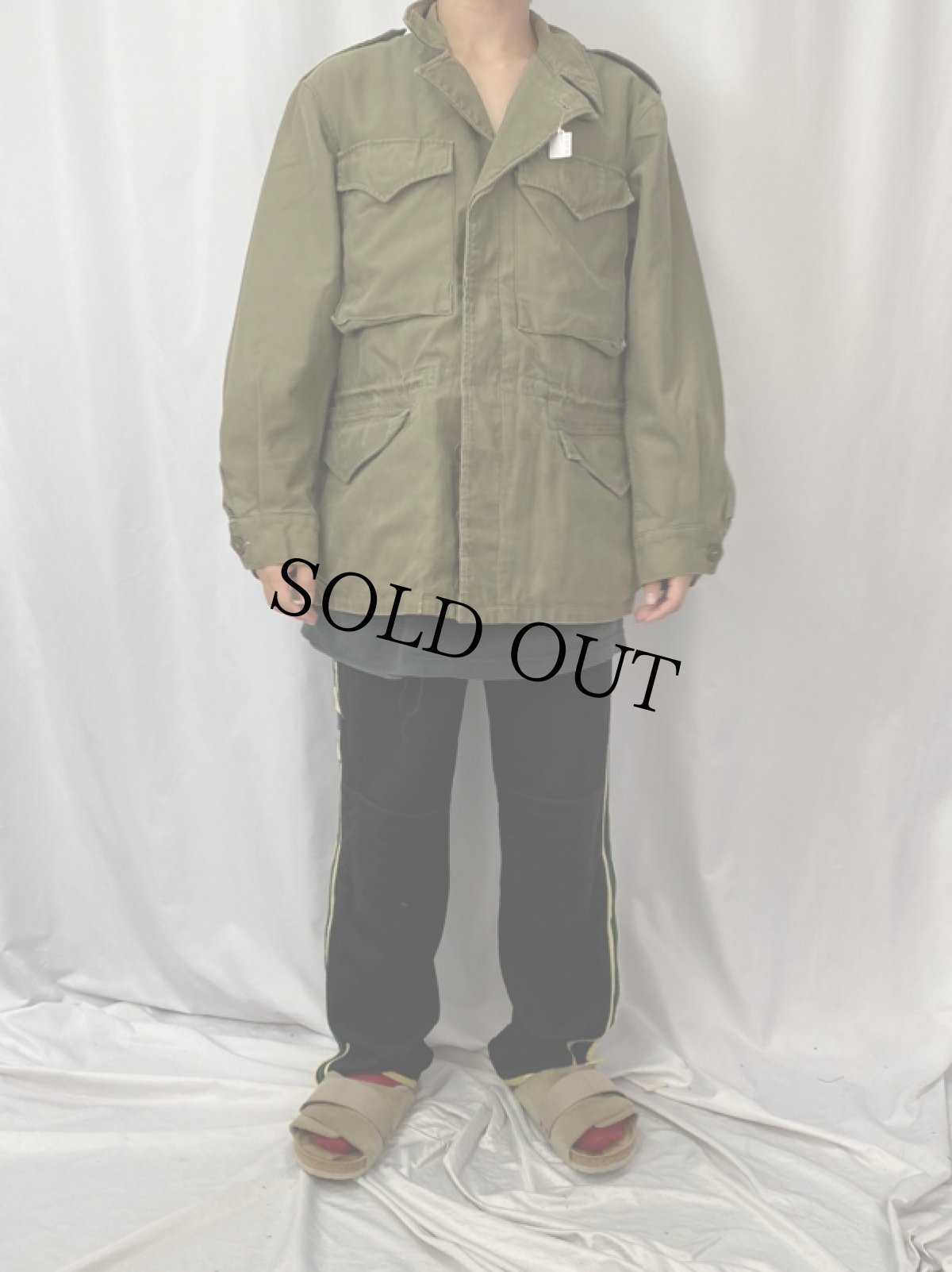 画像2: 40's U.S.ARMY M-1943 フィールドジャケット 38R (2)