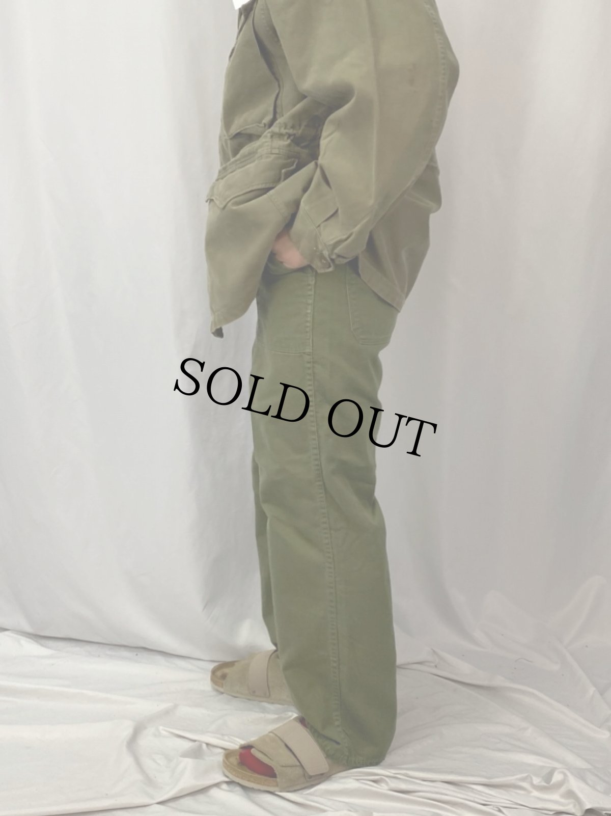 画像3: 民間品 60's FRUIT OF THE LOOM SANFORIZED ベイカーパンツ W28 (3)