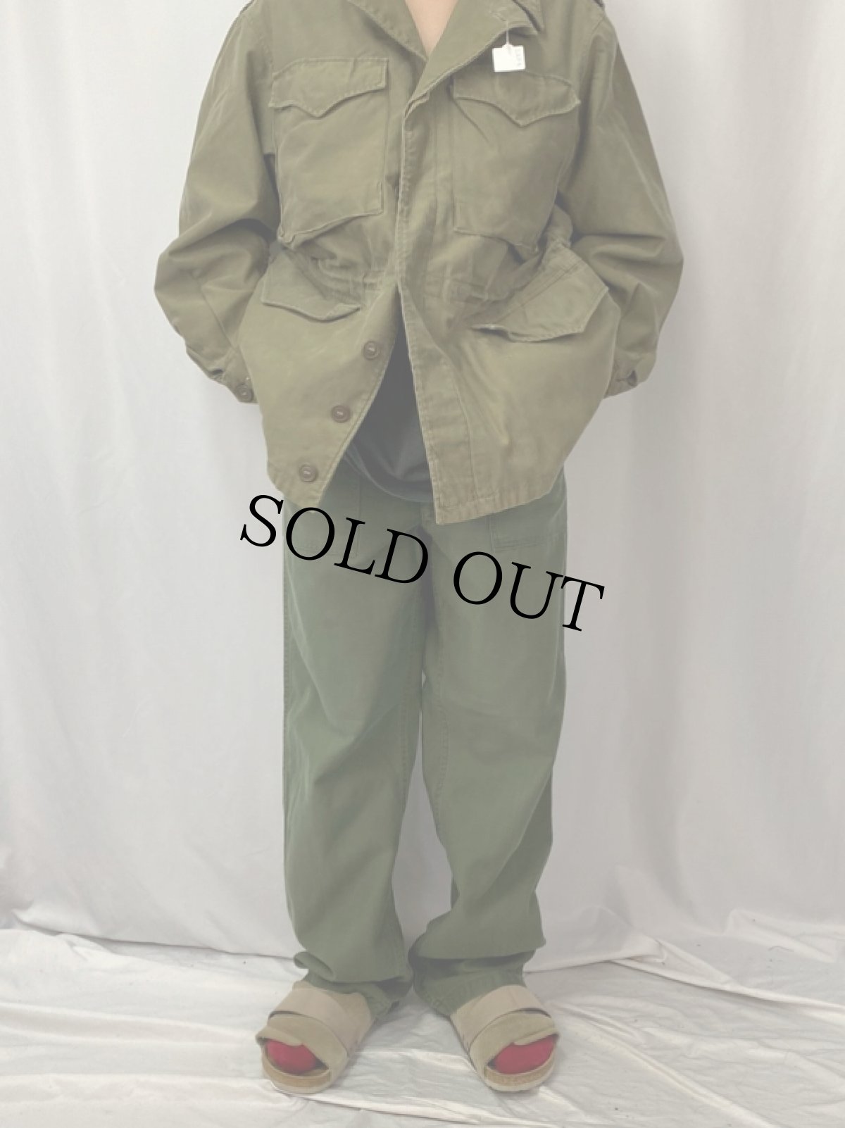 画像2: 60's U.S.ARMY ベイカーパンツ W28 (2)