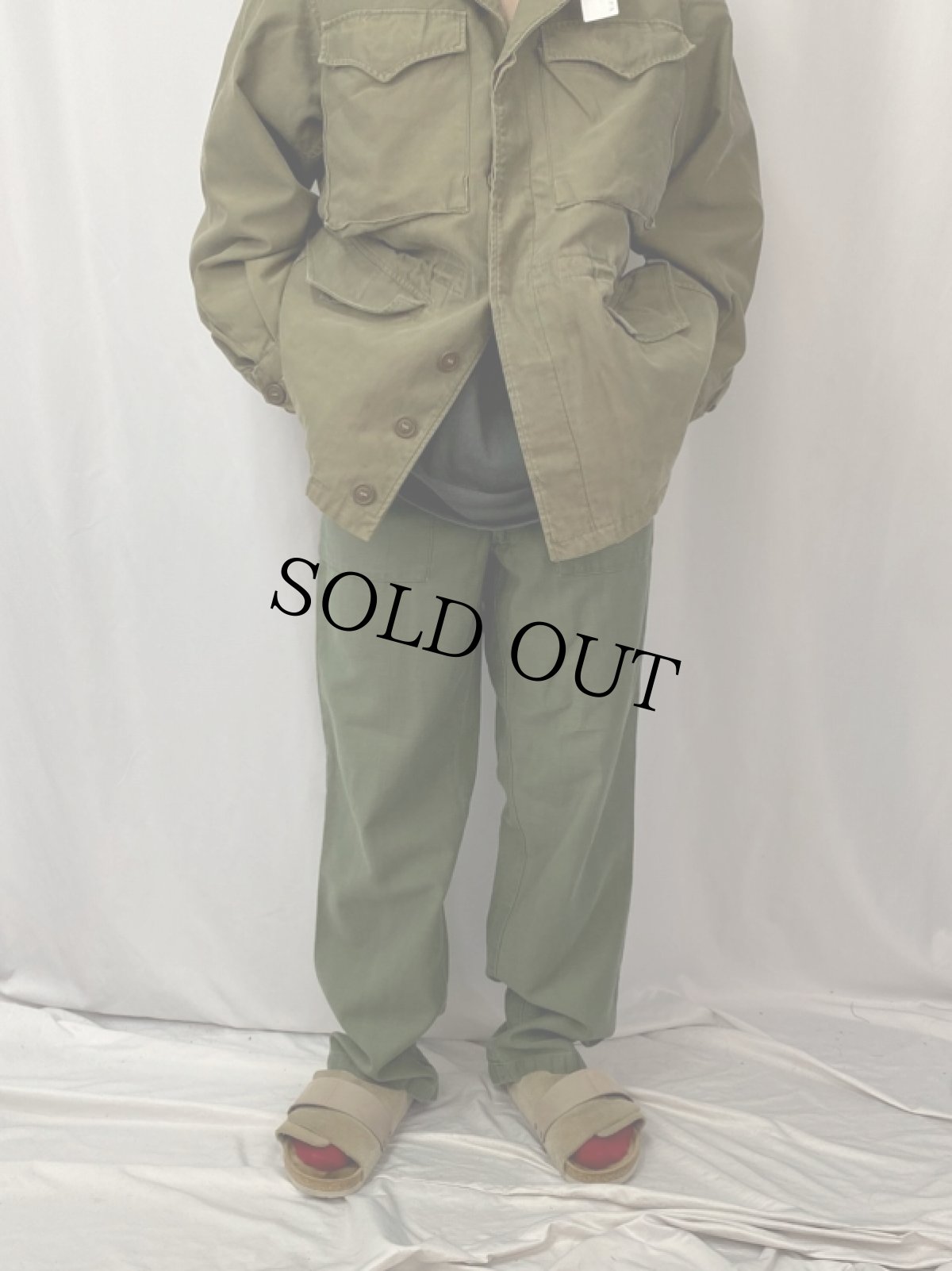 画像2: 60's U.S.ARMY ベイカーパンツ W29 (2)