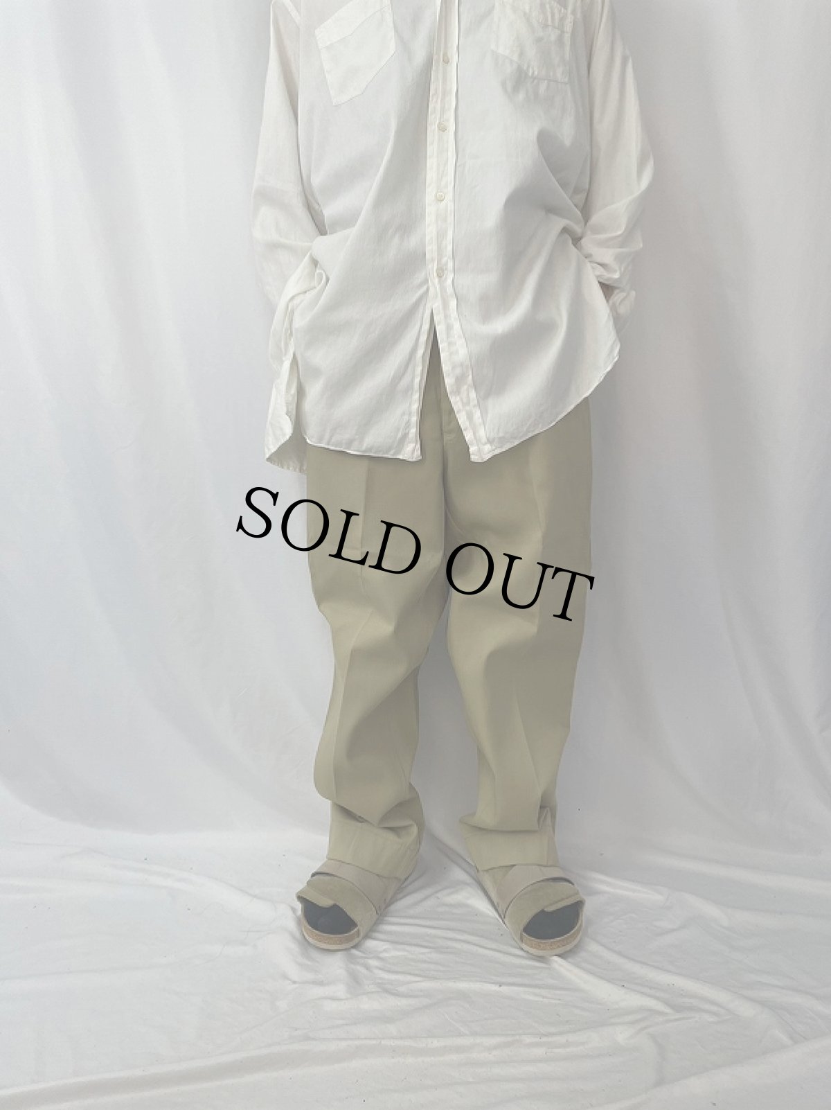 画像2: 70's U.S.ARMY チノトラウザーズ DEADSTOCK W38 (2)