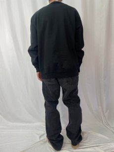 画像4: 90's Benjamin Franklin "Beer id proof..." 名言プリントスウェット BLACK XL (4)