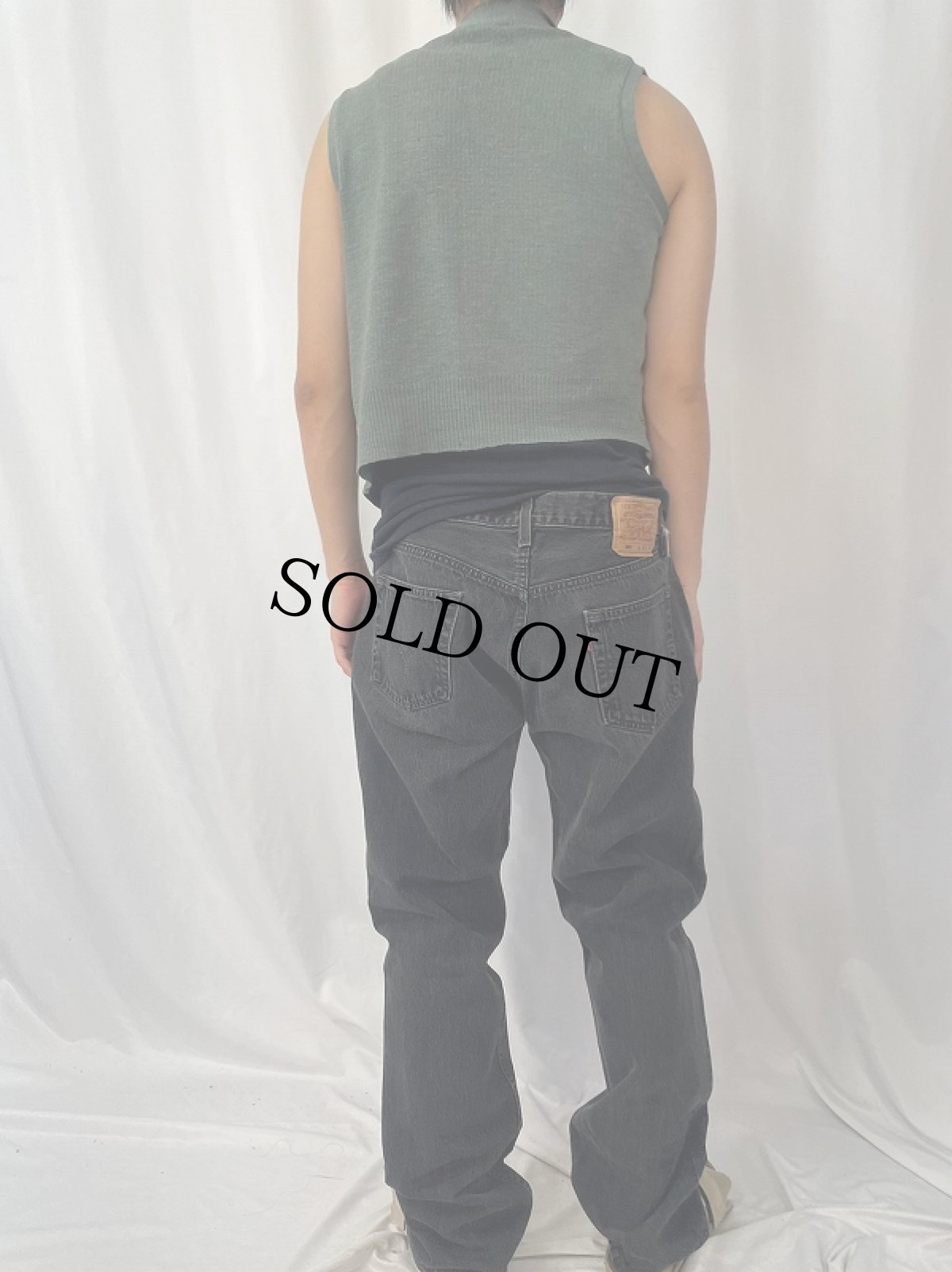 画像4: 70〜80's Hudson's Bay Company Scotland製 チェック柄 ウールニットベスト SIZE38 (4)