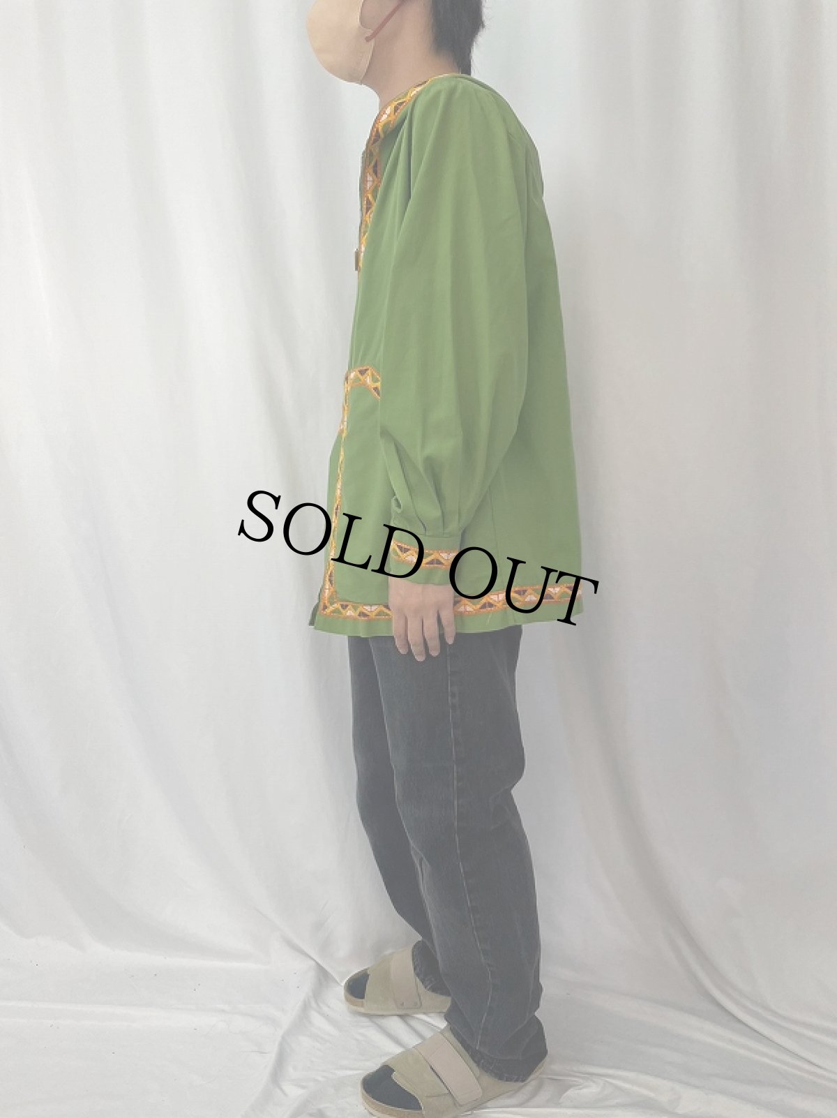 画像3: 60〜70's チロリアンテープ ジップパーカー (3)