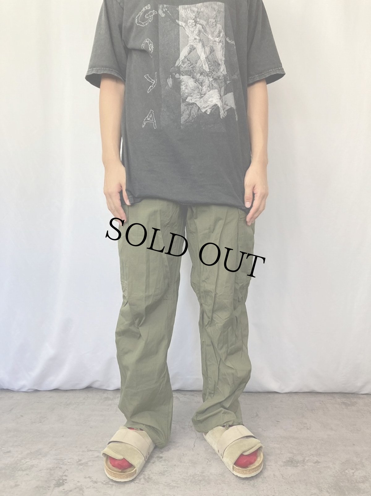 画像2: 60's U.S.ARMY ジャングルファティーグパンツ 4th DEADSTOCK REGULAR-SMALL (2)