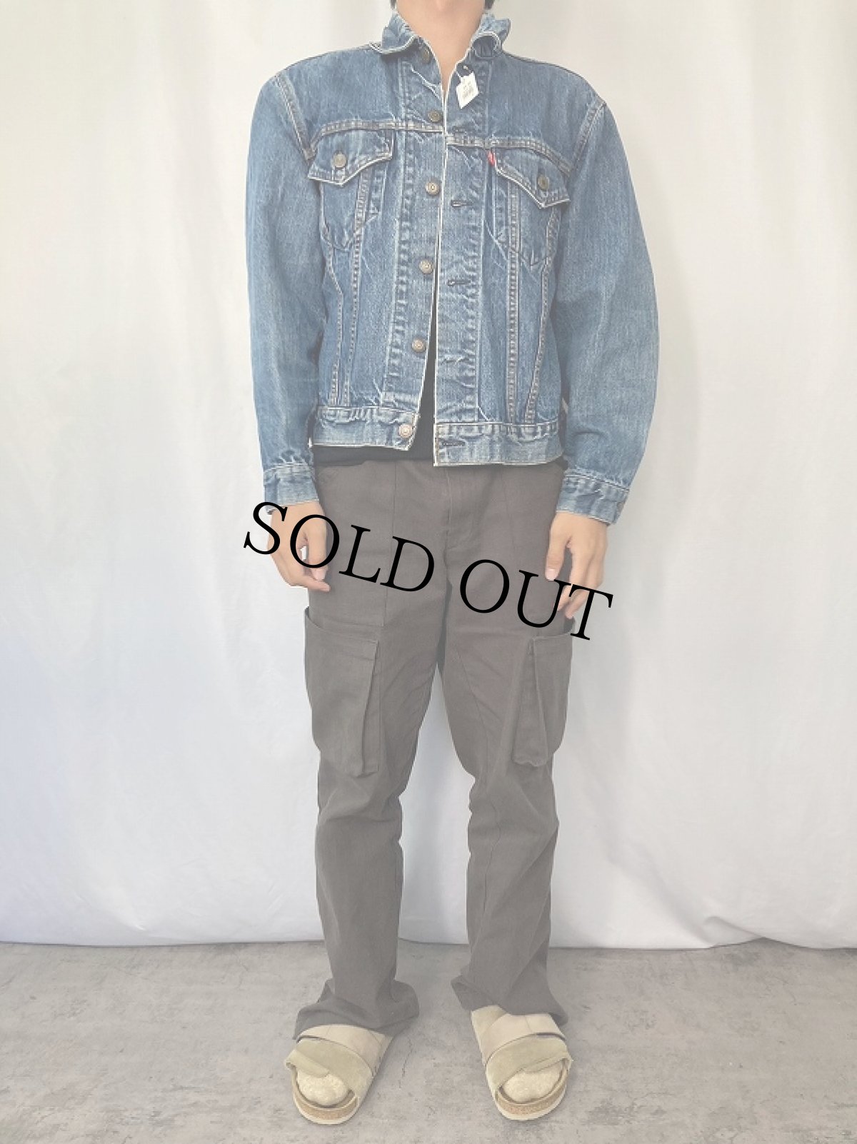画像2: 70's Levi's 70505-0217 USA製 デニムジャケット SIZE42 (2)