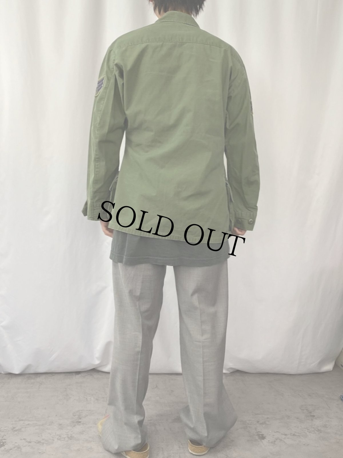 画像3: 60's U.S.AIR FORCE ジャングルファティーグジャケット 5th MEDIUM-SHORT (3)