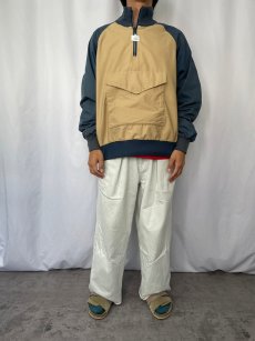 画像2: 80's OUTDOOR PRODUCTS USA製 ポリエステル×コットン ハーフジップジャケット XL (2)