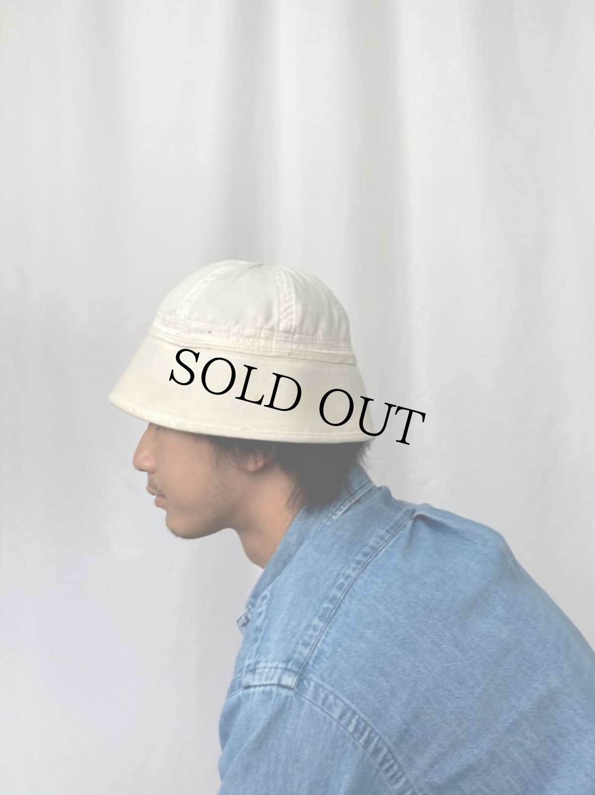 画像3: 80's U.S.NAVY セーラーハット 7 1/2 (3)