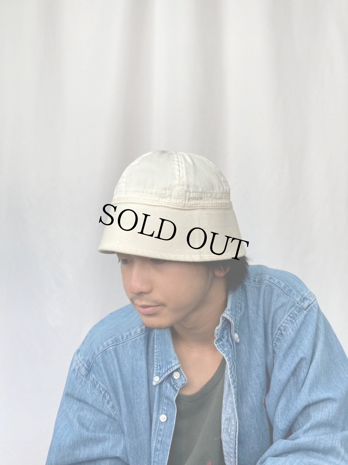 画像2: 80's U.S.NAVY セーラーハット 7 1/2 (2)