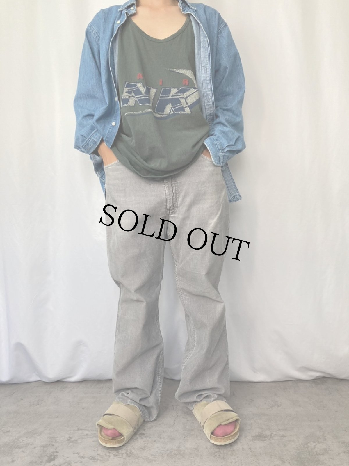 画像2: 70's Levi's 646 ベルボトム コーデュロイパンツ W36 (2)