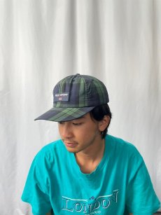 画像2: 90's POLO SPORT Ralph Lauren ブラックウォッチチェック柄 コットンキャップ (2)