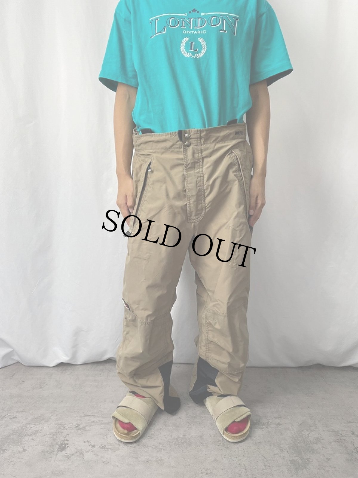 画像2: 90's POLO SPORT Ralph Lauren "TECHNICAL SKI WEAR" GORE-TEX ナイロンスキーパンツ XL (2)