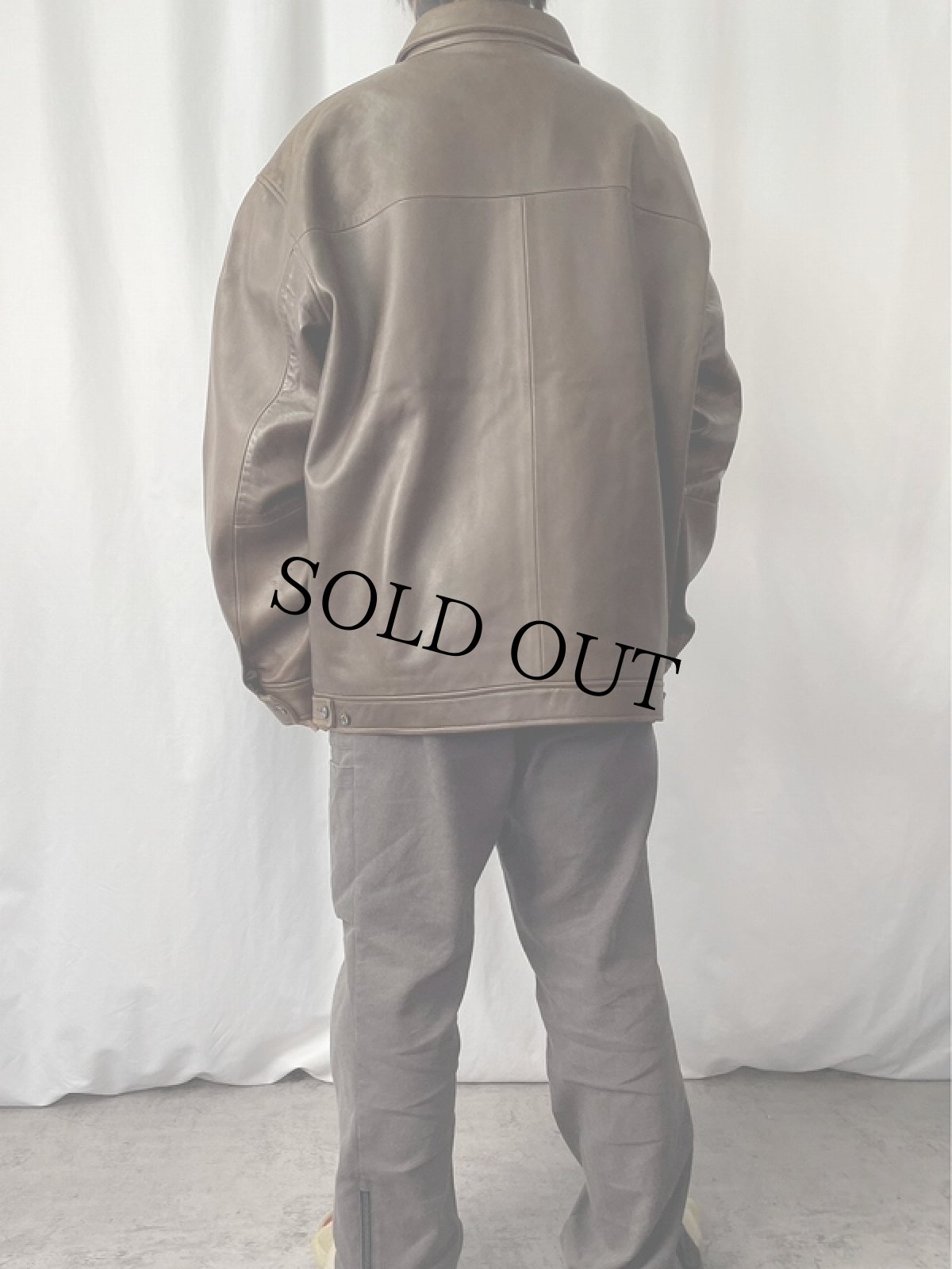 画像3: POLO Ralph Lauren チンスト付き ラムレザージャケット XL (3)