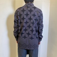 画像4: ink "CUTWORK SHIRT" BLACK 【L】 (4)