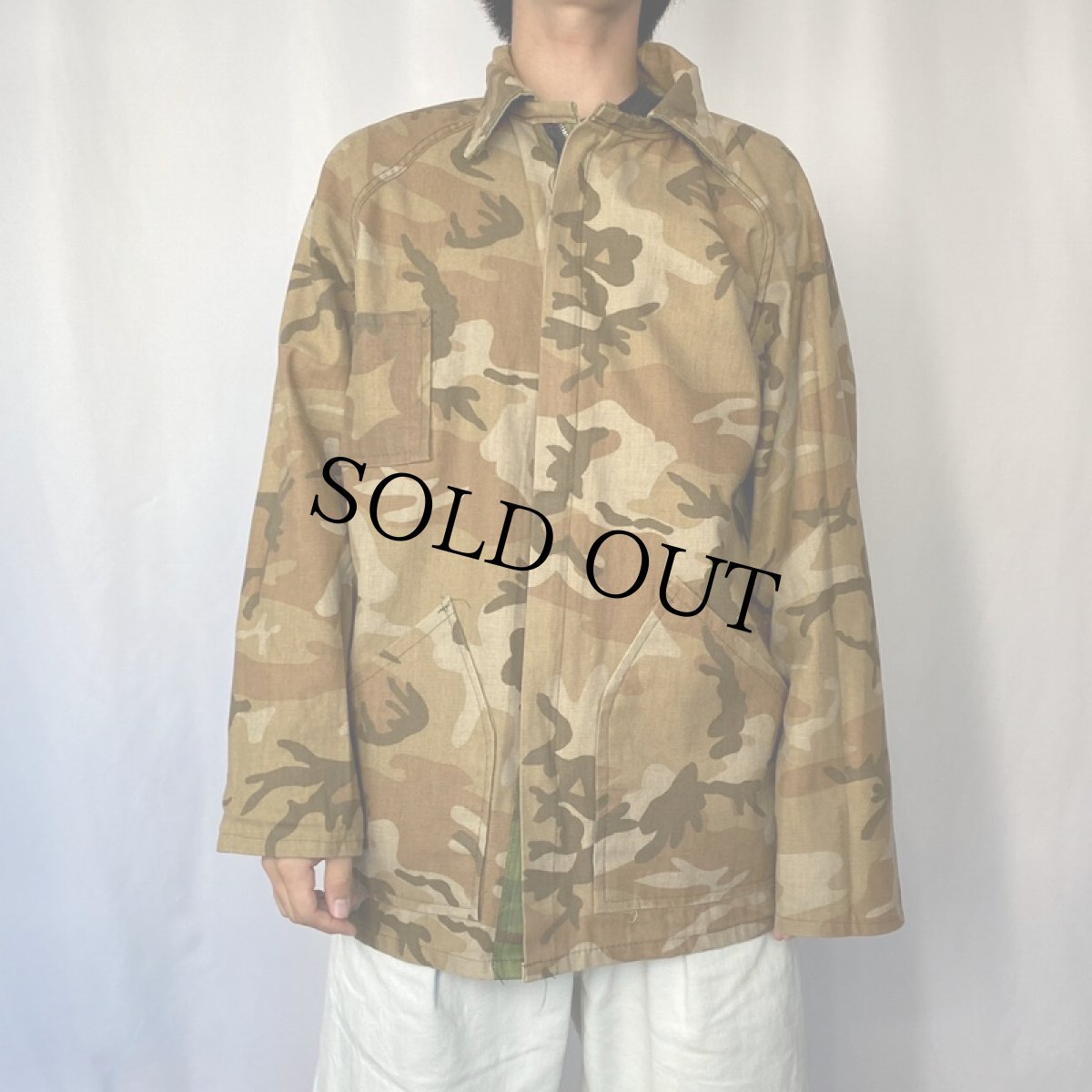 画像5: 80's RANGER カモ柄 リバーシブルハンティングジャケット XL (5)
