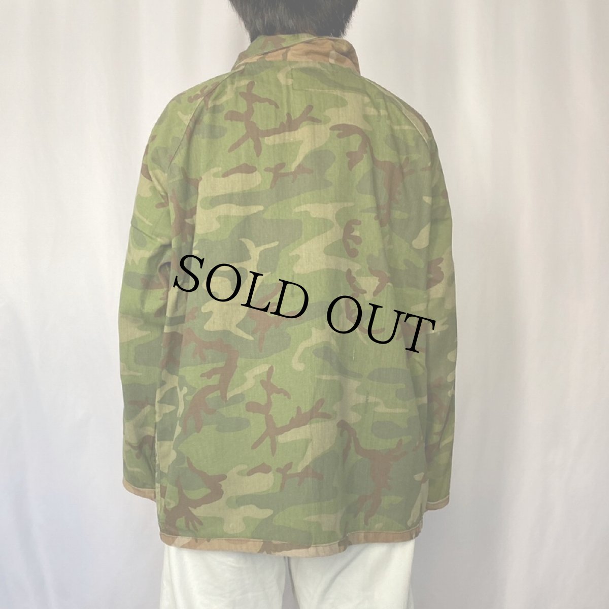 画像4: 80's RANGER カモ柄 リバーシブルハンティングジャケット XL (4)