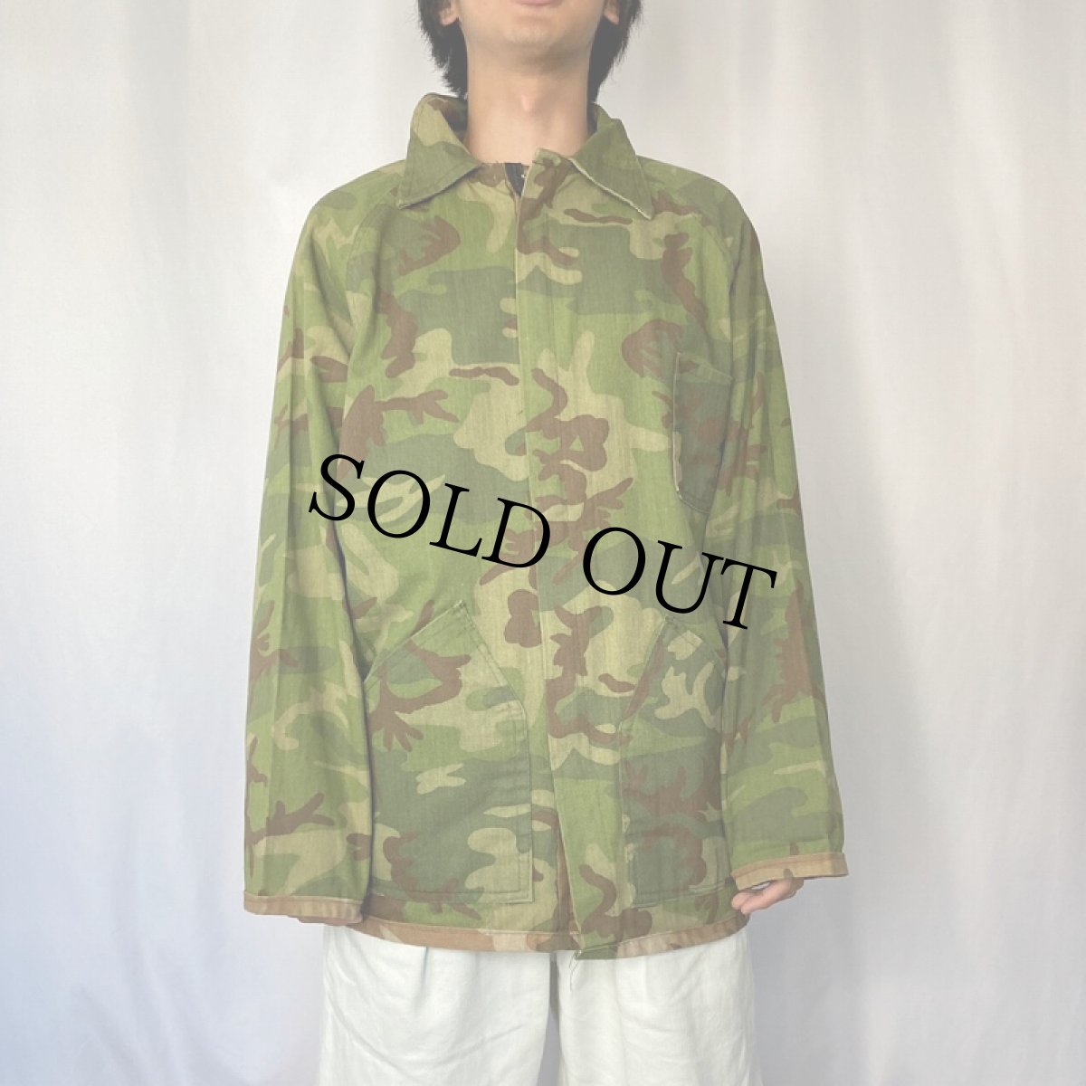 画像3: 80's RANGER カモ柄 リバーシブルハンティングジャケット XL (3)