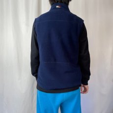 画像3: RLX POLO SPORT Ralph Lauren USA製 "POLARTEC" フリースベスト NAVY L (3)