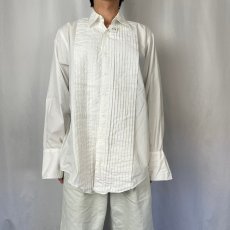 画像2: 90's BROOKS BROTHERS USA製 プリーツドレスシャツ SIZE16 1/2-3 (2)