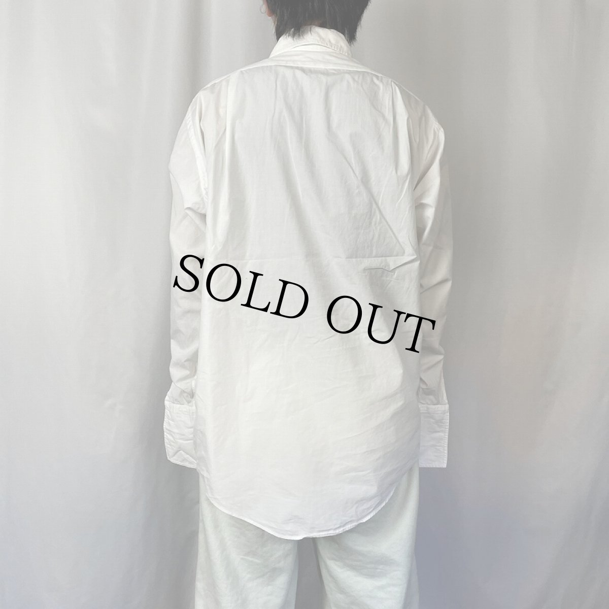 画像3: 90's BROOKS BROTHERS USA製 プリーツドレスシャツ SIZE16 1/2-3 (3)