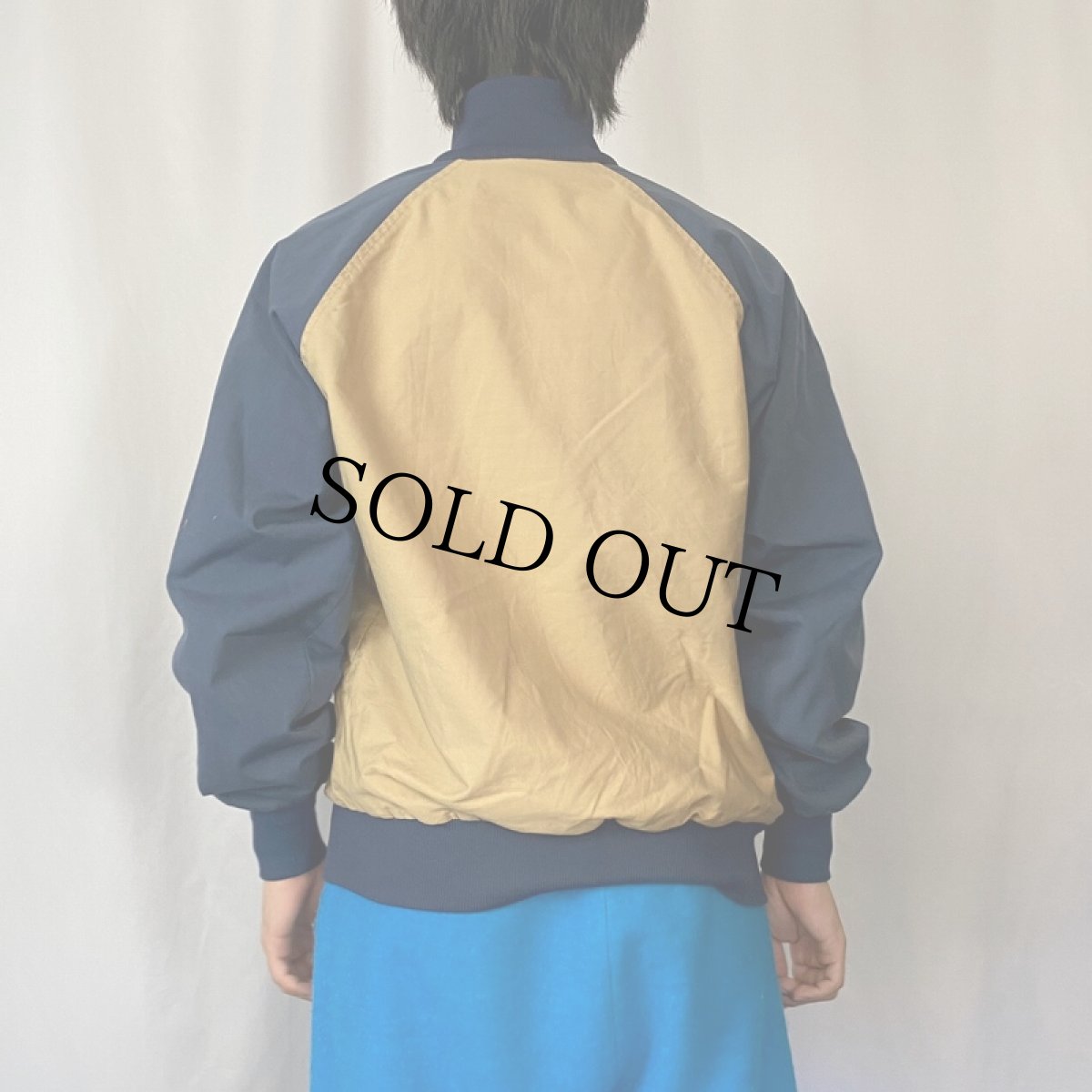 画像3: 80's OUTDOOR PRODUCTS USA製 ポリエステル×コットン ジップジャケット L (3)