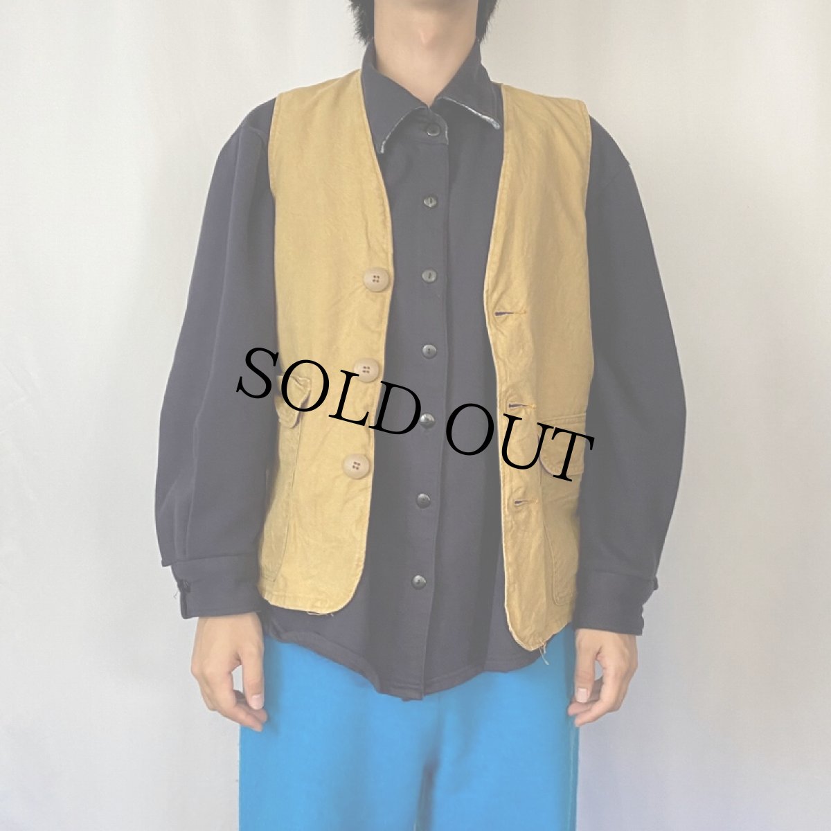画像2: 60's Sears Sportswear ハンティングベスト (2)