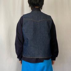 画像3: 70〜80's Levi's Panatela デニムウエスタンベスト (3)