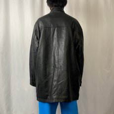 画像3: GAP INDIA製 レザージャケット BLACK XL (3)