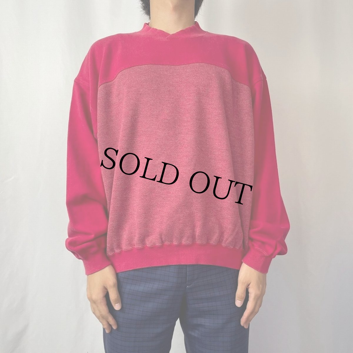 画像2: Eddie Bauer コットン×ポリエステル 切り替えデザインスウェット XL (2)